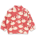 2026 KS Brand Winter Baby Girls Boys Lambswool Cherry Jackets Kids Clothes Boys Sequin Cartoon Outerwear Children's Coats 1-9Yrs
