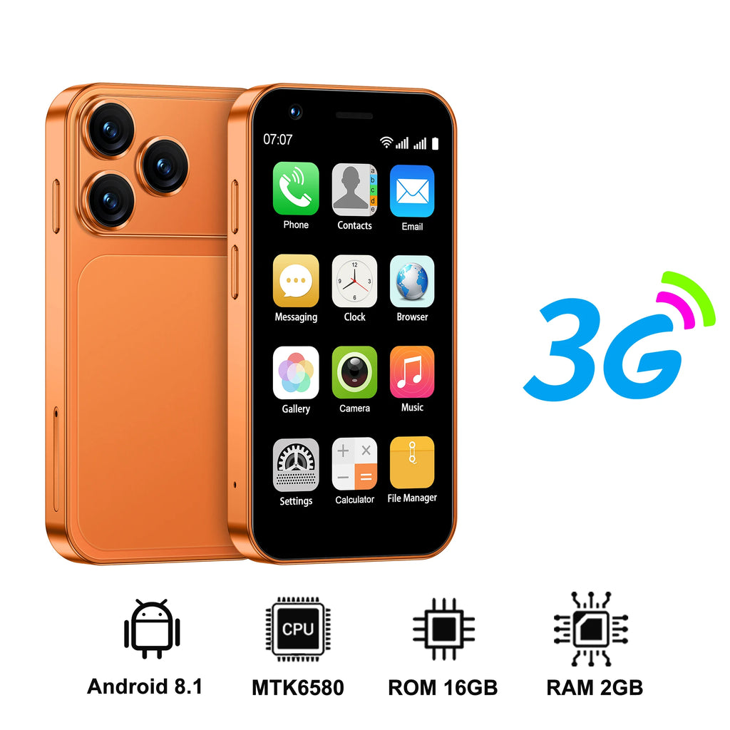 SERVO 18SE MINI 3G Pocket Smartphone Android System Google Play 16GB ROM 2MP Camera WiFi Super Small Smart Phones 2 SIM Standby