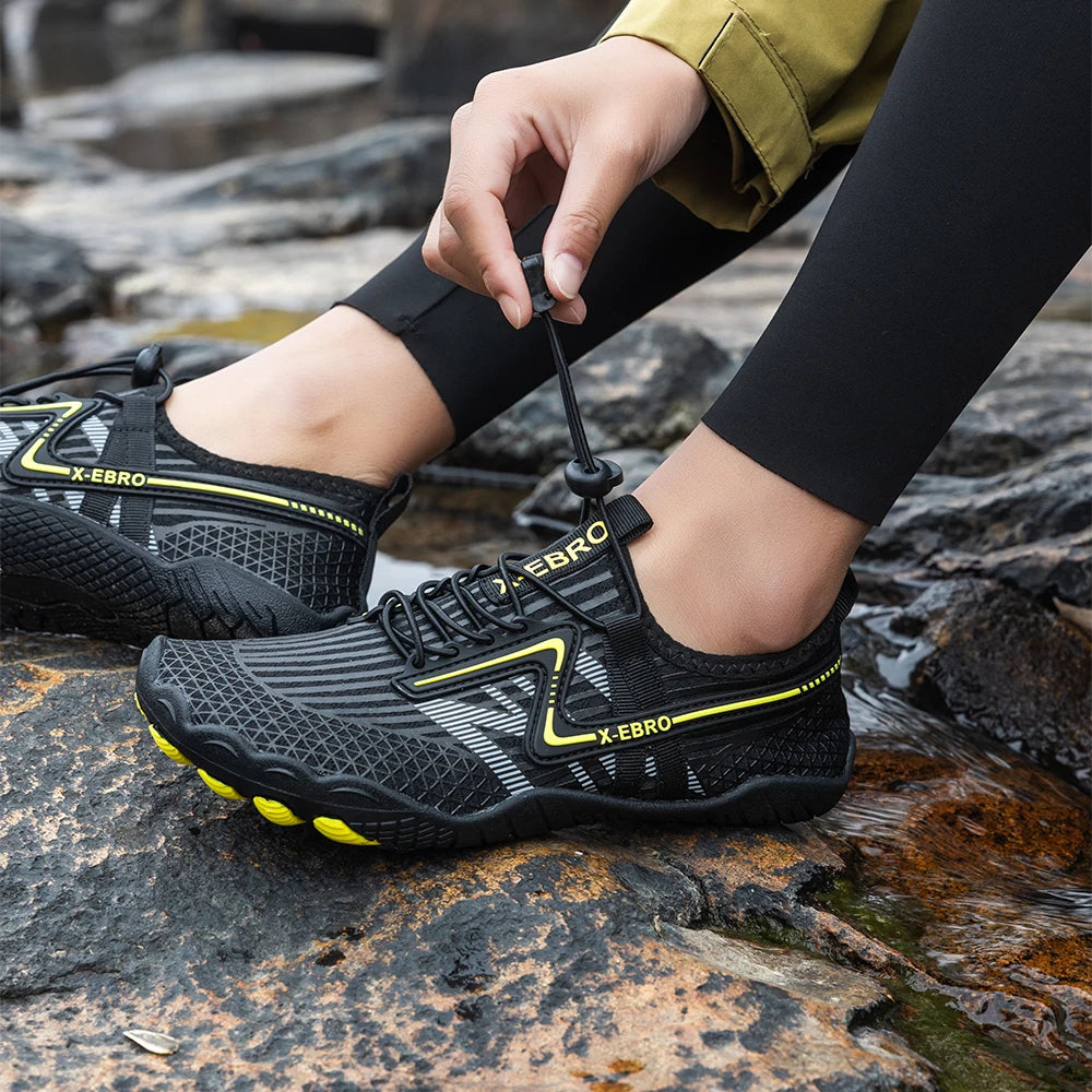 Oiaano Barefoot Man Black Shoes Woman Water Mesh Minimalist Sneakers Sport Aqua Beach Soft Sole Light Breathable Outdoor Hikking
