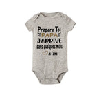 Prepare Yourself PAPA I'm Coming In A Few Month Announcement Pregnant Baby Bodysuit Boy Girl Toddler Jumpsuit Infant Shower Gift
