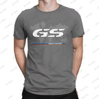 2025 Summer New Cotton For 1250 GS Exclusive for BMW Fans Motorrad R1250GS Motorcycle T Shirt Men Hip Hop Streetwear Unisex Tops