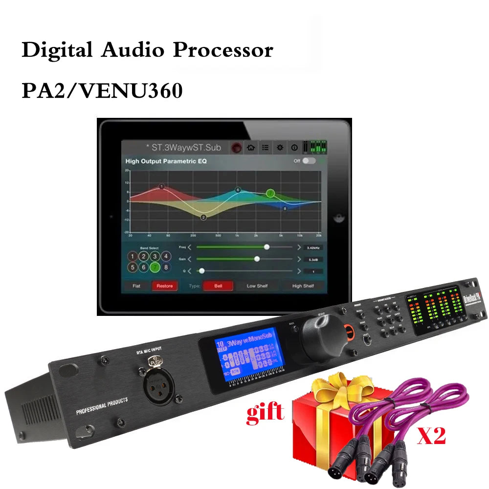 PA2/VENU360 2 Input 6 Output Stage Audio Processor Original Software Pro Audio Driver Rack Professional Speaker  Audio Processor Main image