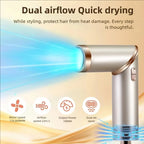 5 in 1 Handle Foldable Hair Dryer Portable Multifunctional Home Hair Dryer Negative Ion Hair Care Curling Iron Personal Styling
