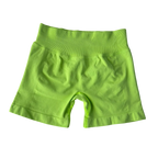 Impact Shorts 4.5" Seamless High Stretch Low Ribbed Band Subtle Glute Contour Shorts Fitness Workout Yoga Gym Shorts