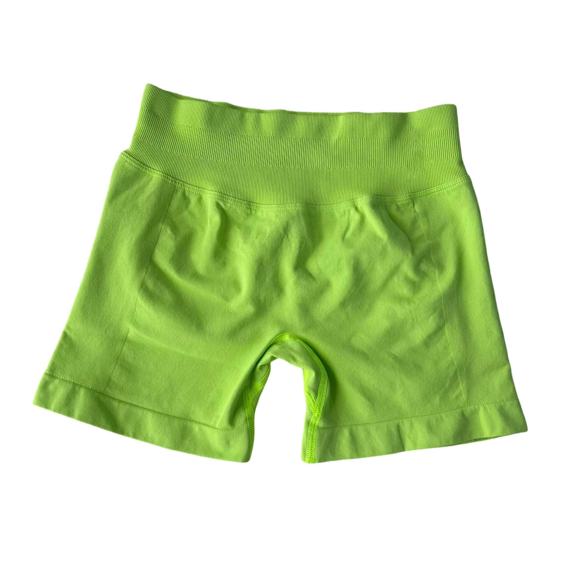 Impact Shorts 4.5" Seamless High Stretch Low Ribbed Band Subtle Glute Contour Shorts Fitness Workout Yoga Gym Shorts