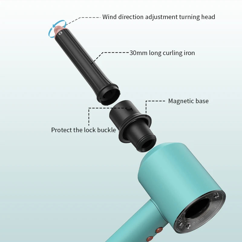 Automatic Curling Iron Hair Styling Tool for Hd15/16/17/18 Curling Wand 1.25 Inch Fast Heating Anti-Scald Ionic Hair Accessories