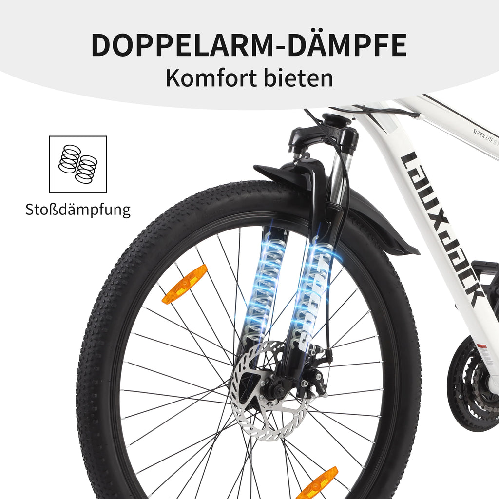 Vankel 27.5 Inch Mountain Bike for Adults,21-Speed Gear System, Dual Disc Brakes, All-Terrain Bicycle for Men & Women Bike Gifts