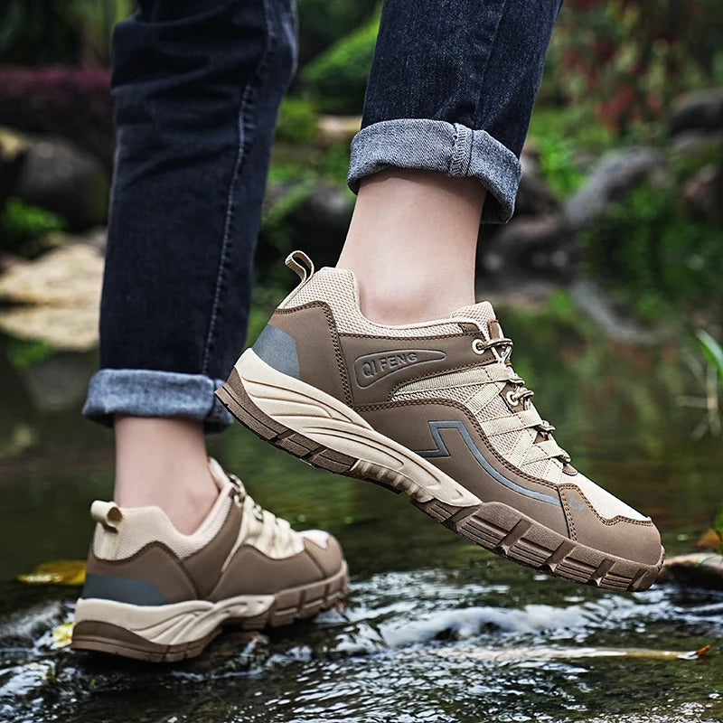 2025 Hiking Shoes Men Women Mesh Sneakers Breathable Fashion Mountain Shoes Boy Spring Autumn Summer Work Shoes Outdoor Trekking