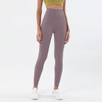 SOISOU Nylon Yoga Pants Gym Leggings Women Girl Fitness Soft Tights High Waist Elastic Breathable No T Line Sports Pants