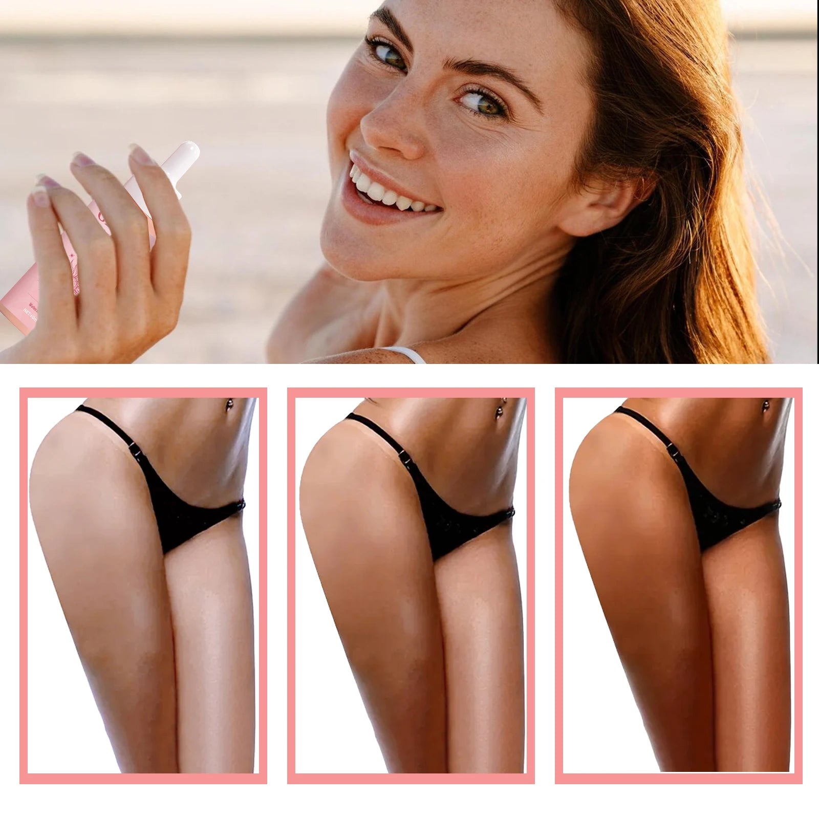 GROEI 60ml Sunless Tanning Drops to Drink - Natural Watermelon Flavor, No Sunlight Needed, Easy-to-Use Skin Glow Solution
