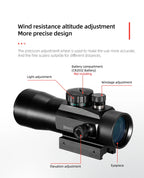 3X44 Green Red Dot Sight Scope 2X40 Red Dot 3X42 Tactical Optics Riflescope Fit 11/20mm Rail 1X40 Sight for Hunting