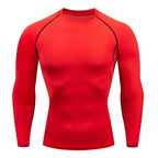 Compression Running Top Men Long Sleeve Shirt For Male Gym Clothing Quick Dry Sportswear Fitness Tee Training Workout Muscle Top