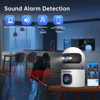 Lenovo 8MP HD IP Camera Dual Lens Baby Monitor 5X Zoom Color Night Vision Human Automatic Tracking Video Smart Home Camera