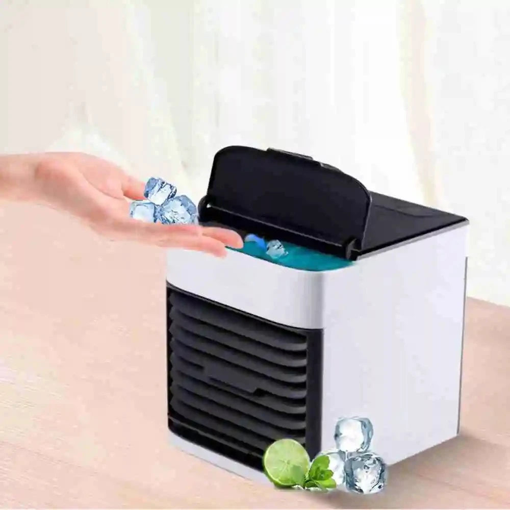 Mini Air Conditioner Portable USB with Humidifier,  Ice Cooling, perfect for summer heat,  ideal for desks and small spaces. Secondary image