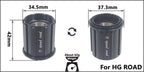 Bicycle Micro Spline Freehub MTB Road Bike Hubs Converters End Cap Adapter 11/12 Speed MS HG DT Hub Body Driver for XD DT240/350