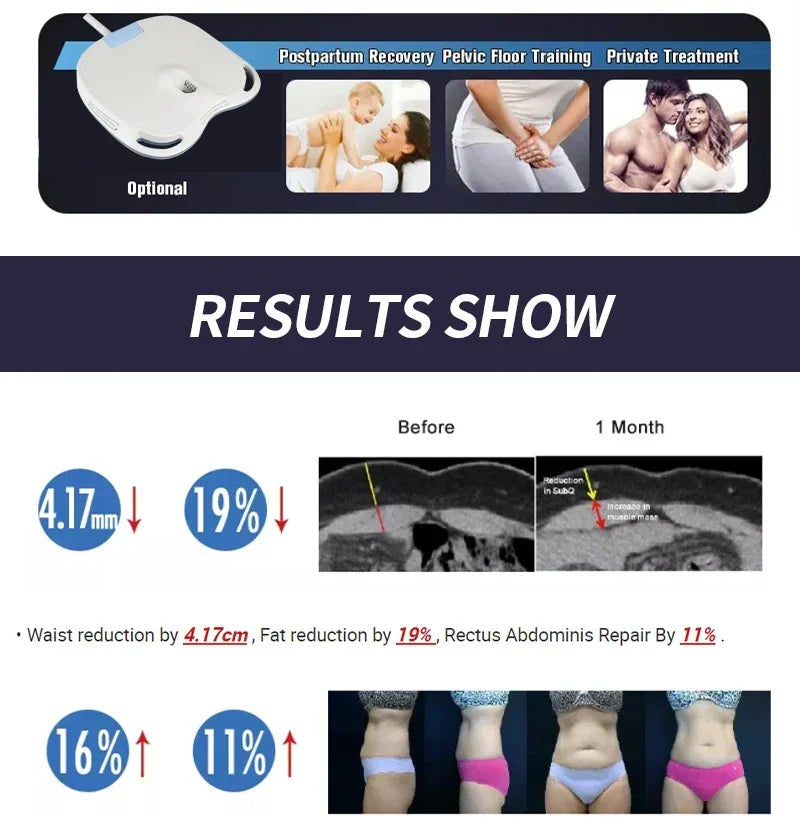 Newest Myoslim Neo RF EMS Body Sculpting Machine 6500W HI-EMT Muscle Stimulator Butt Lift Massage Equipment for Body Shaping