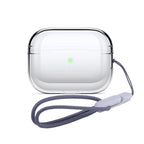 Clear Silicone Case for Airpods Pro 2 2022 Transparent Soft TPU Cover Case With Rope Earphone Accessories for Apple Airpod Pro 2