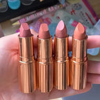 Charlotte Tilbury Lip Gloss Two Color Heart Shape Powder Blusher Highlight Spotlight Brightening Seamless Cosplay Makeup Gifts