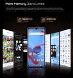 Cubot Android Smartphone P90, G100 Octa-core, 2.2GHz, Dual Speakers, 24GB+256GB, 6.88" 120Hz Screen, 64MP, 5100mAh,NFC, 4G Phone