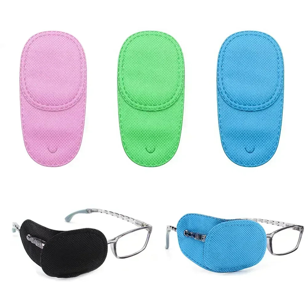 3 Pairs Single Eye Cover Patches for Kids Amblyopia Training Lazy Eye Correction Vision Therapy Main image