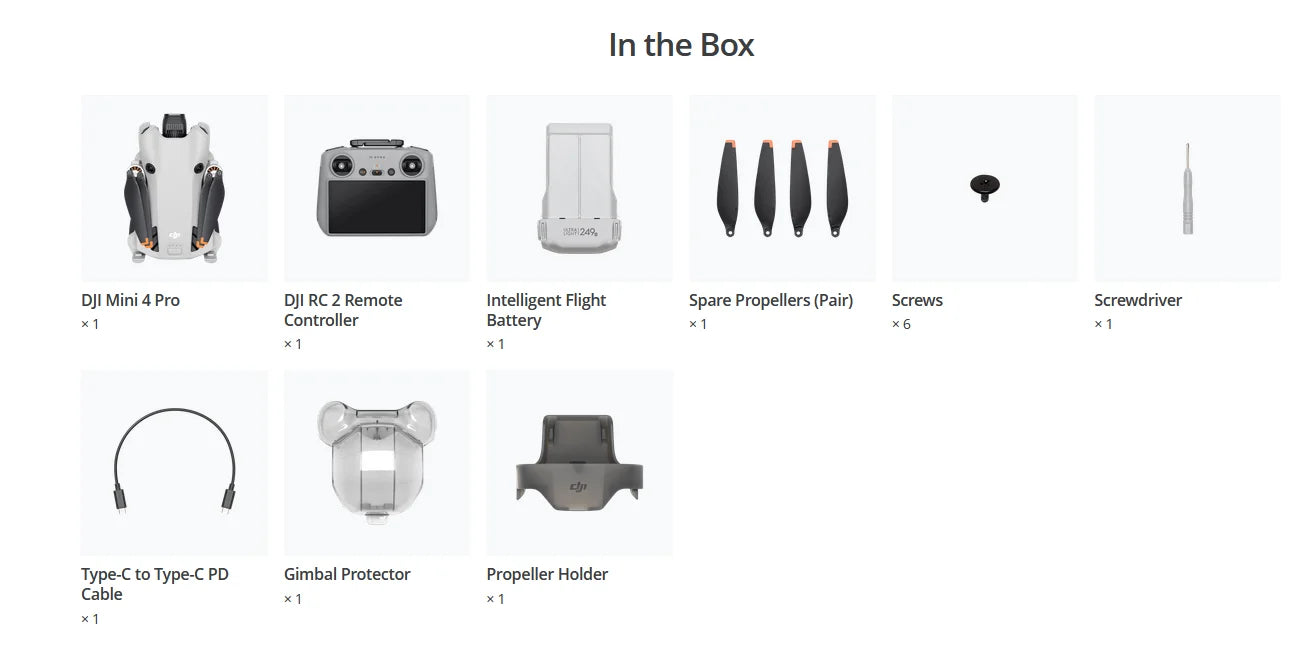 DJI Mini 4 Pro Mini Drone with 4K HDR Video Camera 34 Minutes Flight Time 20km Max Video Transmission Range New Original C0