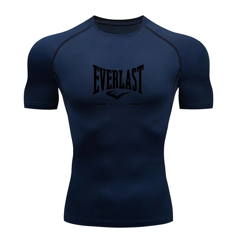New Men's Compression Running T-Shirt Short Sleeve Gym Fitness Workout Sportswear ZY00139