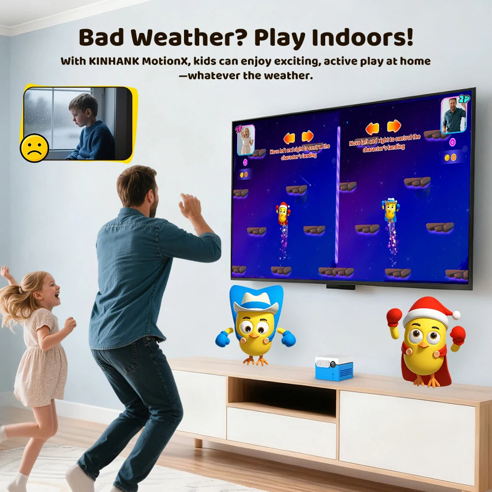 KINHANK MotionX Active Play System for Kids & Families Video Game Console for Ongoing Updates Kids Toy Indoor Physical Activity