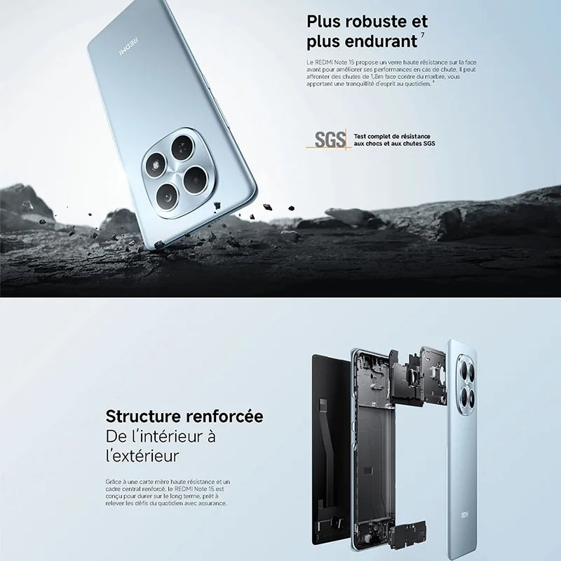 Xiaomi Redmi Note 15 4G, NFC, MediaTek Helio G100-Ultra, 6.77 inches, 120 Hz, 108 MP Camera, 6,000 mAh Battery, IP64