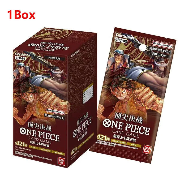 Bandai One Piece TCG OP01-OP13 Card Game Romance Dawn Chinese Version TCG Booster BOX Collection Cards Kids Toys Birthday Gift
