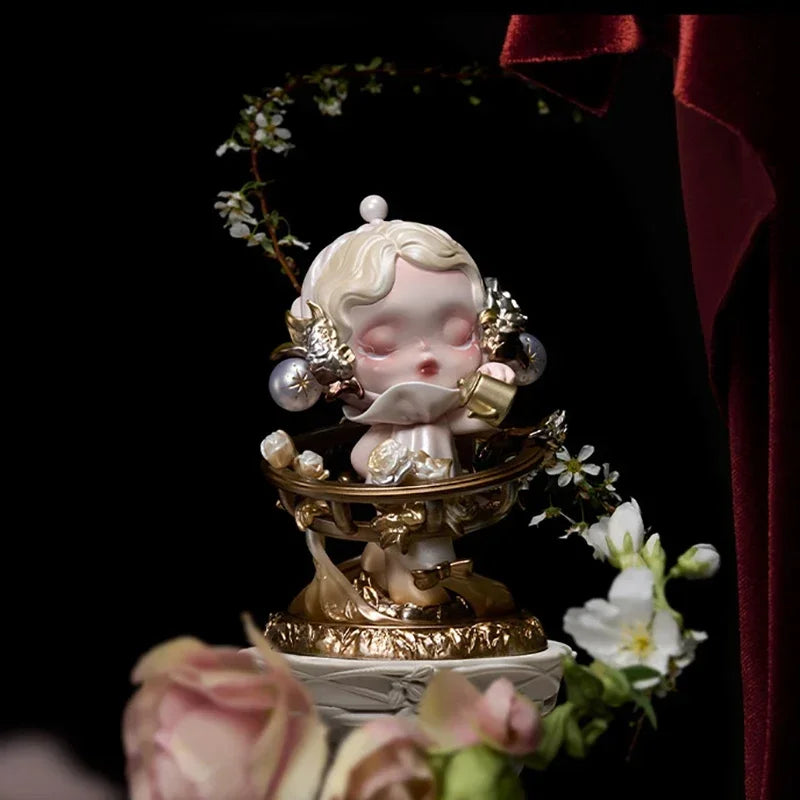 POP MART SKULLPANDA Petals In Four Acts Series Mystery Box Genuine Blind Box Guess Toys Bag Ornament Figurine Home Decor Desktop
