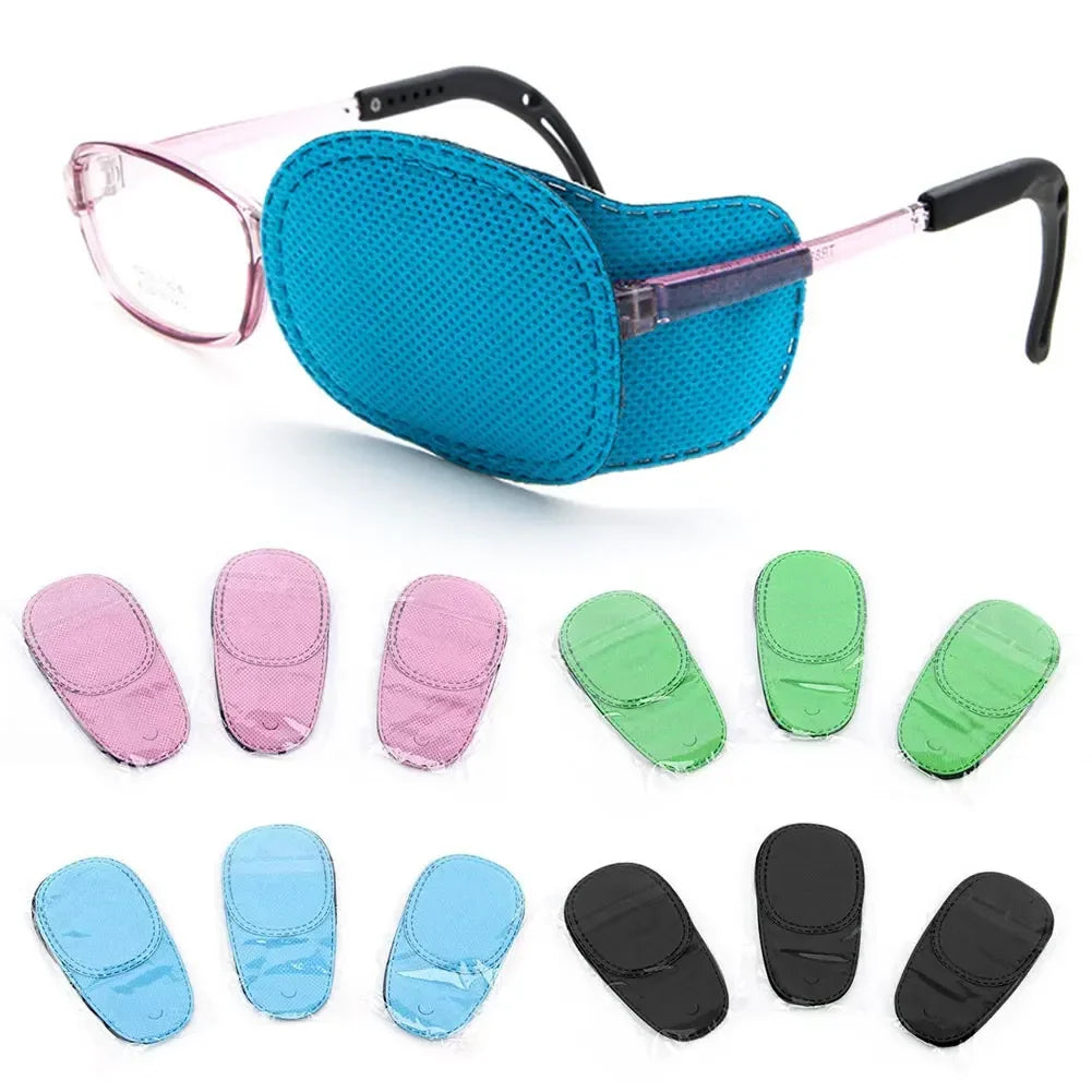 6Pcs Children Amblyopia Eye Patche Treating Strabismus Glasses Therapy Kids Corrective Vision Eye Health Care Eyewear Accessorie Main image