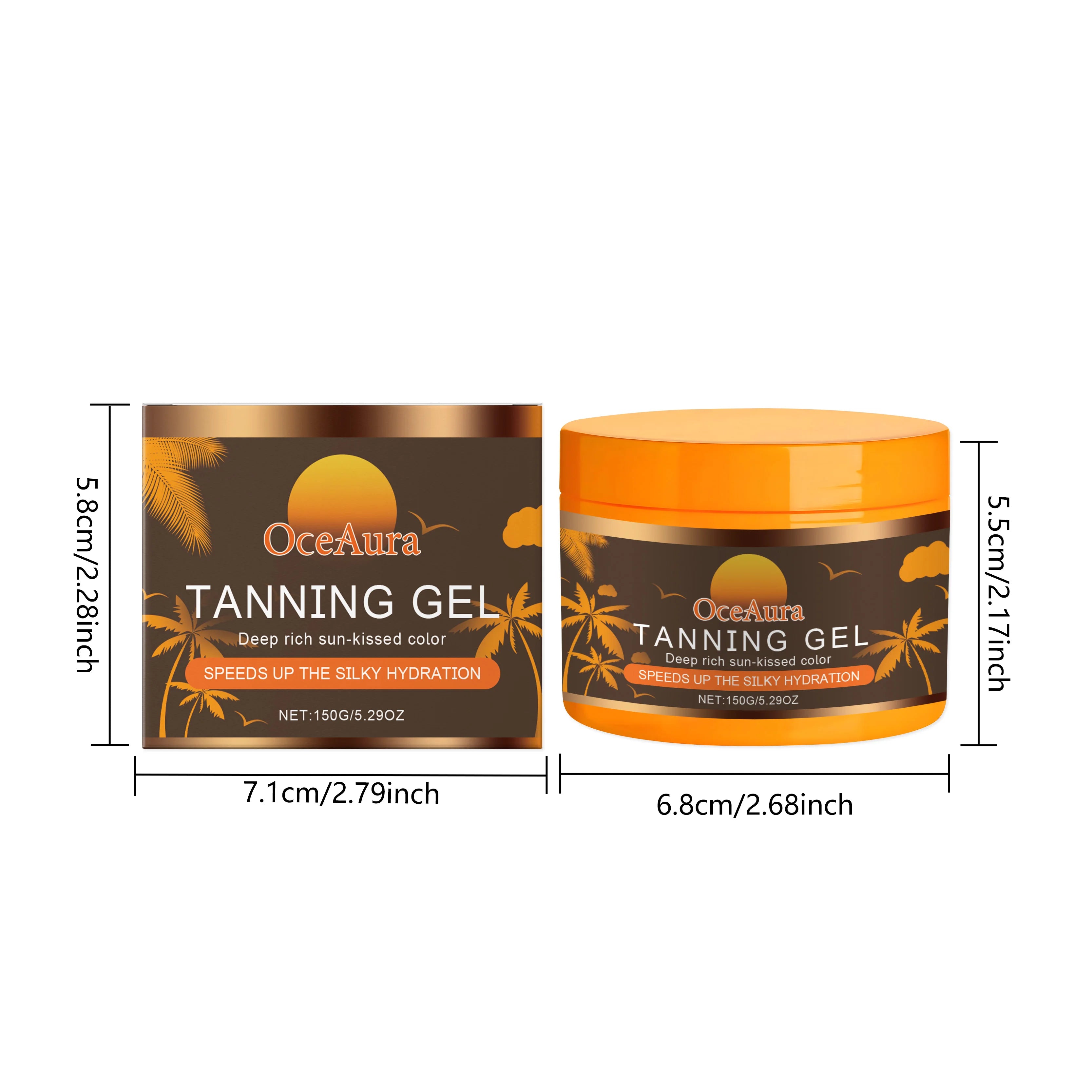 Body Tanning Gel Hydrating Lasting Natural Bronzing Soothe Drying Even Skin Tone Accelerate Dark Skin Sun Tanning Body Cream