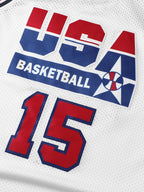 Men's Embroidered #9 Basketball Jersey Breathable Sportswear Sleeveless Training Uniform Team Vest New Design Tops
