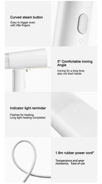New MIJIA Handheld Garment Steamer 2 iron Home Electric Steam Cleaner Portable Foldable Mite Removal Flat Ironing Machine