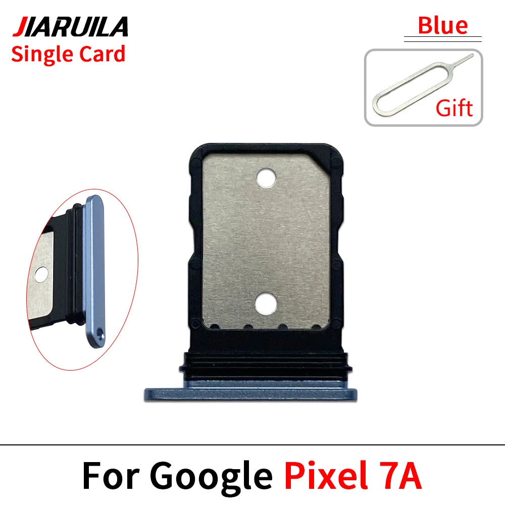 SIM Card Holder For Google Pixel 7 7A 7 Pro SIM Single Card Tray Holder Drawer Phone Holder Adapter Tray Chip Slot Drawer Parts