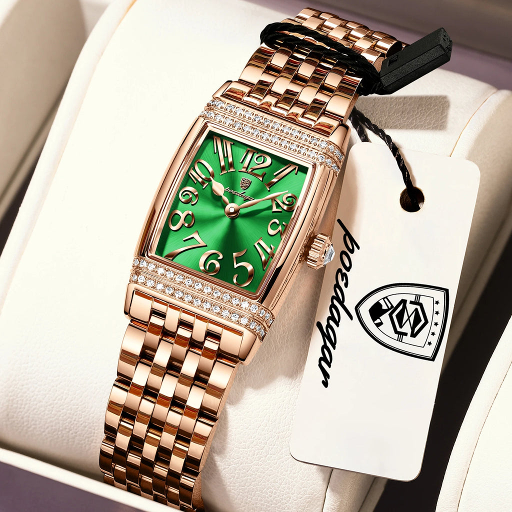 POEDAGAR Elegant Watch For Woman Stainless Steel Quartz Waterproof Ladies Watch High Quality Casual Women's Watches Female Reloj