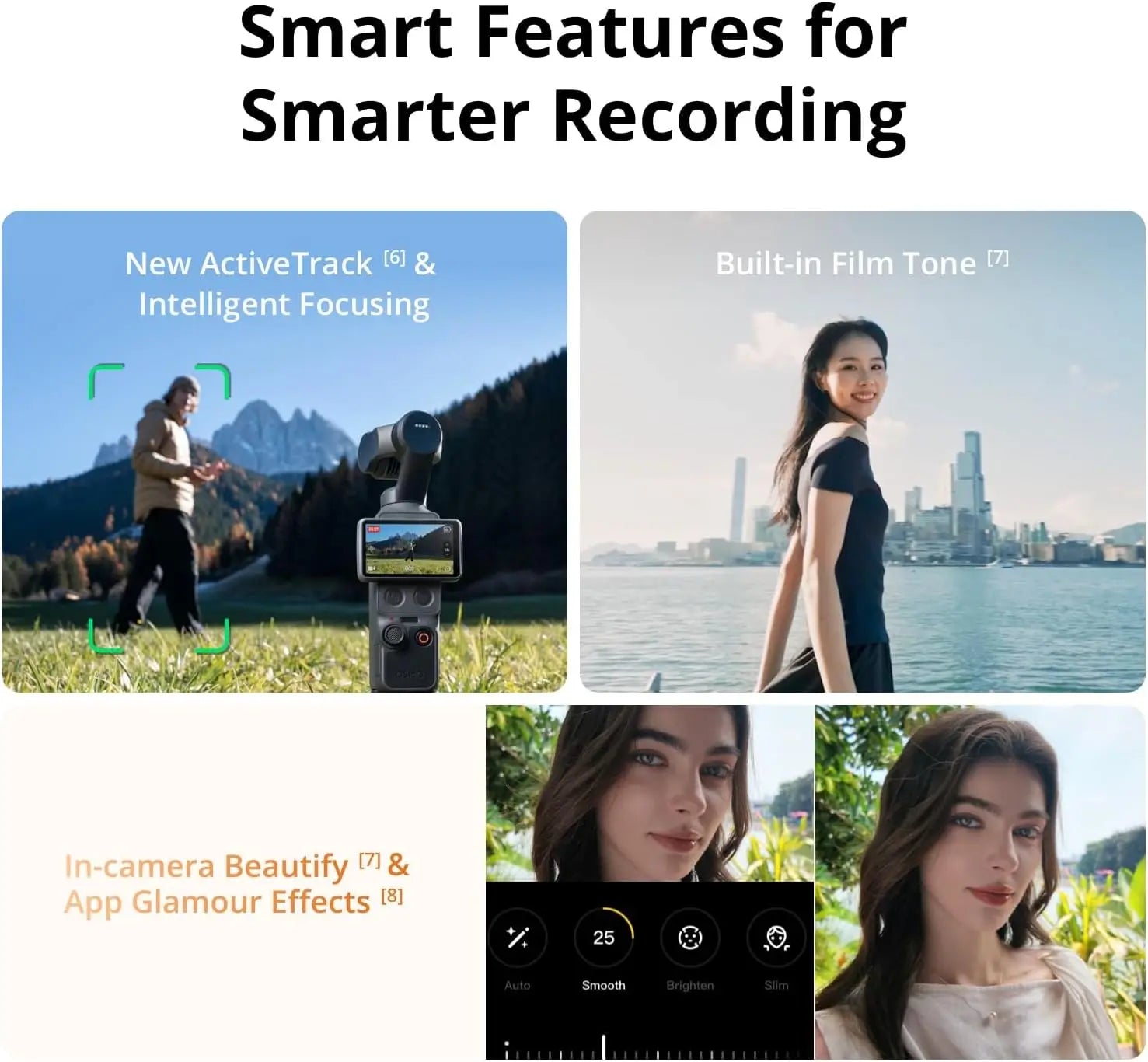 【2026 NEW】DJI Osmo Pocket 4 Pocket Gimbal Vlog Camera 1″ CMOS & 4K/240fps  3-Axis Stabilization 2× Lossless Zoom 107GB Built-in Storage 2" Rotatable Screen Video Camera for Photography New Original