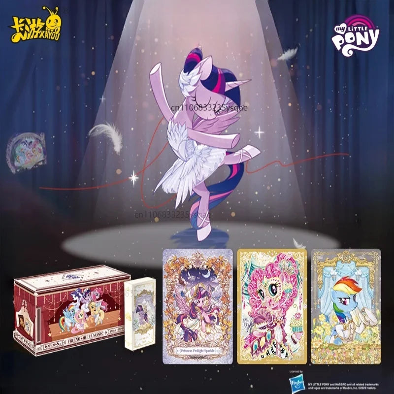 KAYOU Genuine My Little Pony Card Friendship Forever Cards Star Pack Gorgeous Gilded Princess Cards Collectible Card Toys Gifts