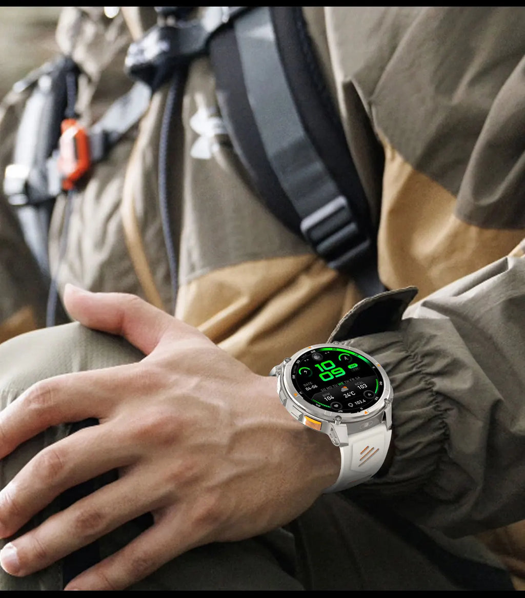 2026 New T-Rex3 Pro 1100mAh Battery Smart Watch GPS path 5ATM Waterproof Sports Run tracker Outdoors Compass Military Smartwatch
