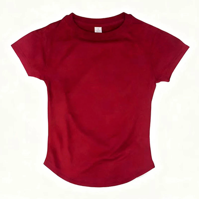 Short Sleeve Gym Top Women Clothes Yoga Top Seamless Sports Shirt Light Weight Fitness Workout Tee Sports Tops Active Wear Femme