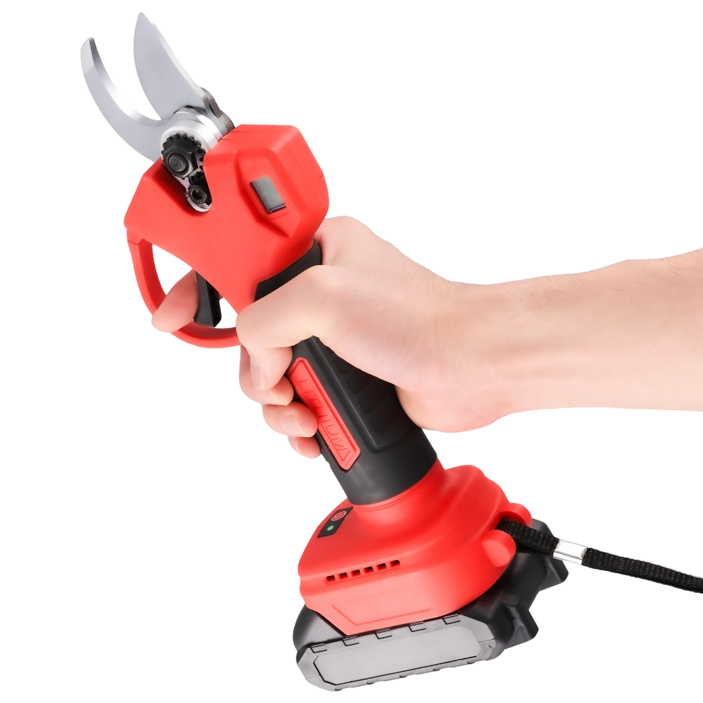 Podofo Brushless Electric Pruning Shears 2.5-Inch Cordless Garden Branch Cutter Battery Powered Shrub and Tree Trimming Tool for Landscaping Orchard Yard Maintenance