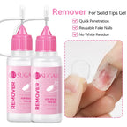 UR SUGAR 3PCS False Nails Set With 420Pcs Matte Soft Gel Tips Solid Glue Gel Remover Quick Nail Extension Kit Nail Beauty Starte