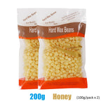 500ML Wax Heater Set For Body Hair Removal Unisex / Black And White Color Electric Display Screen Wax Heater / 200g Wax Beans