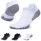 3 Pairs Professional Running Sports Fitness Ankle Socks Men's Towel Socks Outdoor Sports Short Socks Men And Women Socks GIFRS