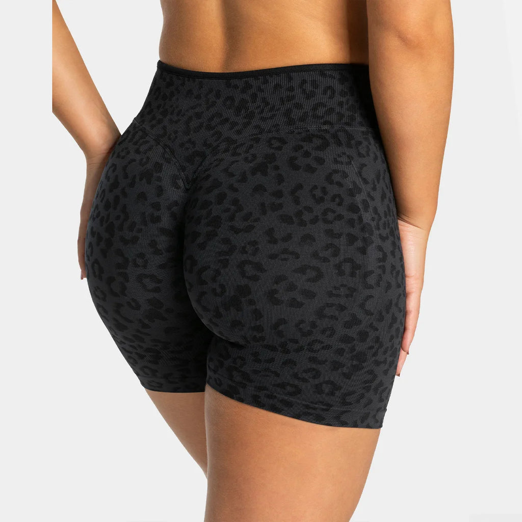 Quick drying seamless yoga shorts for women, high waisted, hip lifting, abdominal tightening, running and fitness pants