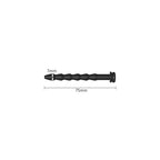 5 Sizes Curved Urethral Sound Penis Insert Stimulation Dilator Chastity Catheter Hollow Penis Plug With Stopper Sex Toys For Men