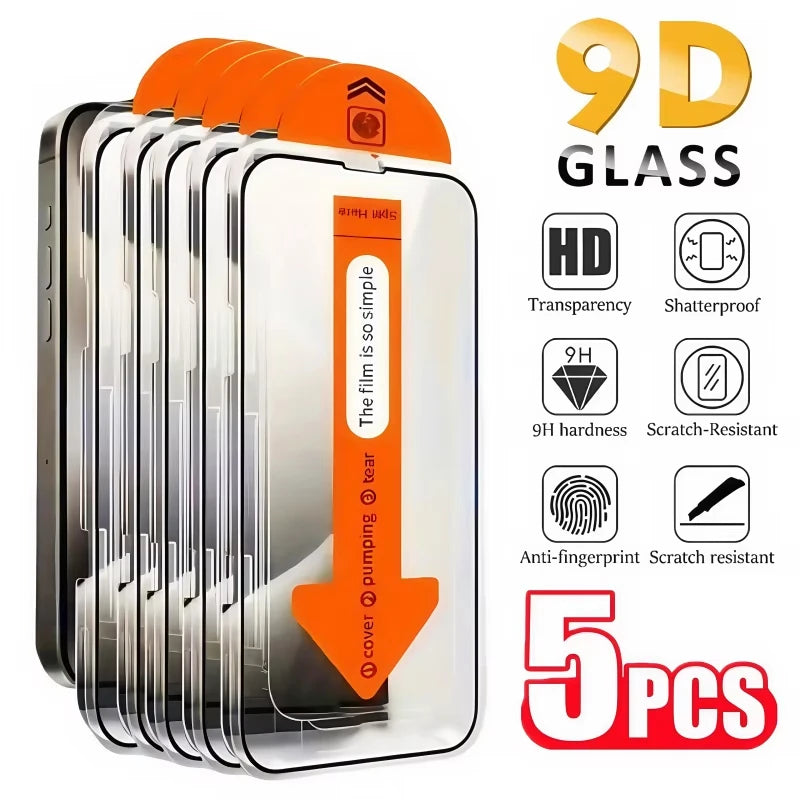 HD Screen Protector For Samsung A57 A17 A16 A56 5G A55 A36 A35 A26 A24 A15 A14 A13 A12 A71 A72 A73 Dust Free Easy Install Glass