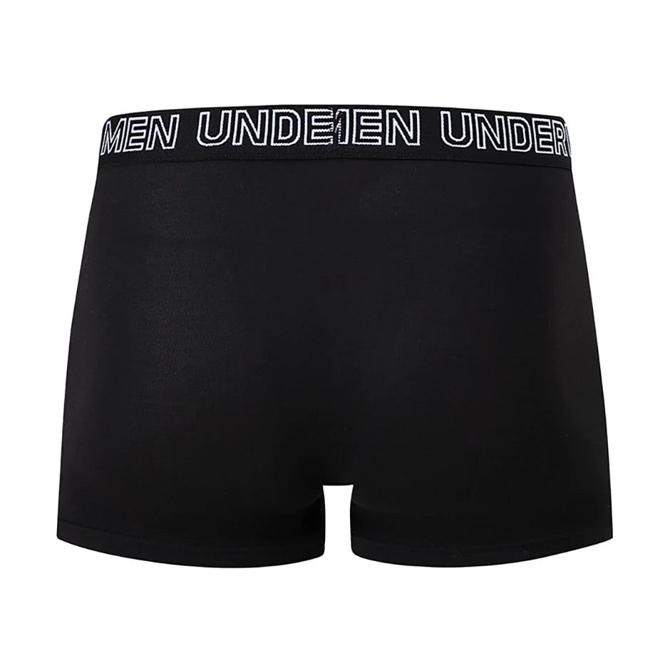 4/10 Piece Men's And Teenagers' Four Season Black Basic Versatile Elastic Waisted Underwear Boxer Shorts Plus Size Sport Shorts