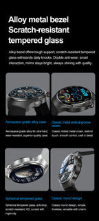 2026 New Watch 5 Pro Upgrade GPS NFC Men's Smartwatch 360*360 AMOLED HD Bluetooth Call Waterproof Smart Watch For Android iOS