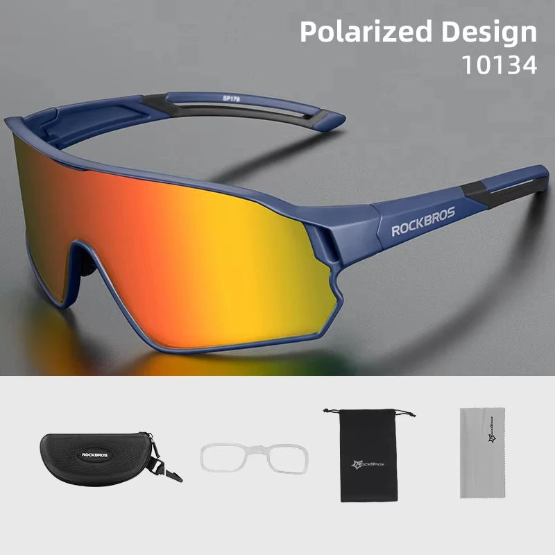 ROCKBROS Cycling Polarized Glasses MTB Road Bike Sunglasses UV400 Bicycle Sun Protection Light Unisex Bike Sports Equipment Main image